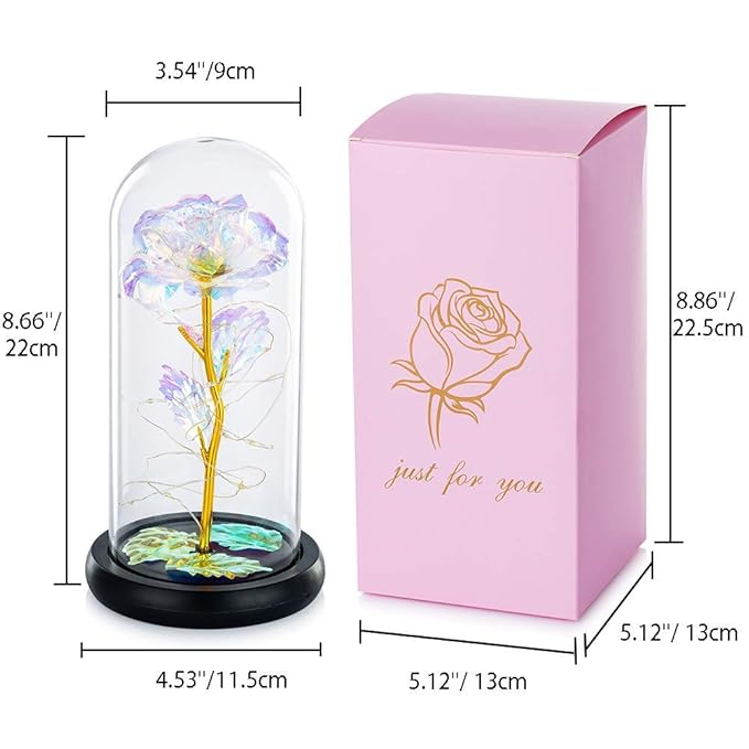 Eternal Glow Rose Lamp – A Love That Shines Forever