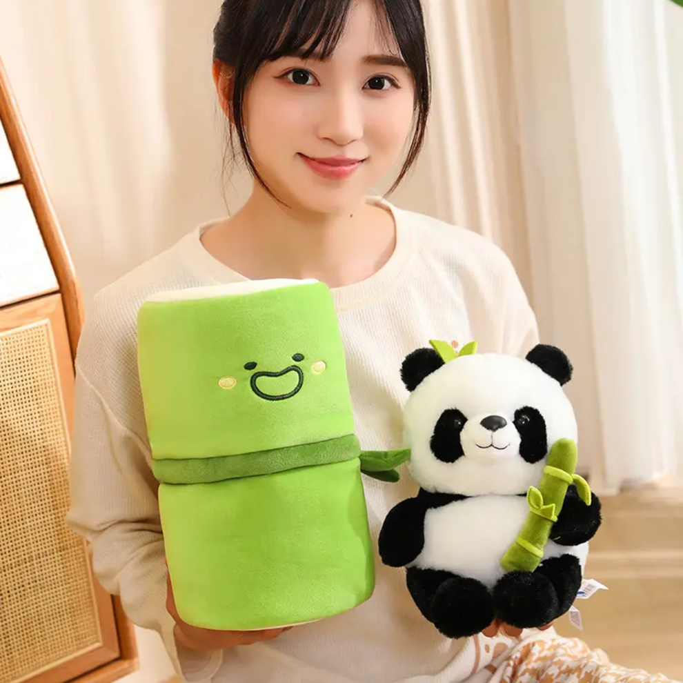 Cuddle Bamboo Panda ( Hug the Charm, Feel the Warmth )