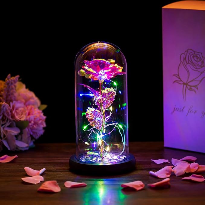 Eternal Glow Rose Lamp – A Love That Shines Forever