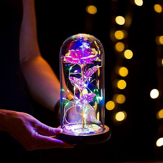 Eternal Glow Rose Lamp – A Love That Shines Forever